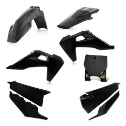 Kit plastique 5 elements HVA TC/FC 19 - Noir Kit plastique 5 elements HVA TC/FC 19 - Noir