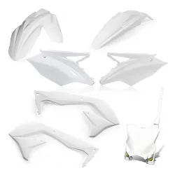Kit plastique 5 elements KAWASAKI KXF450 18 - Blanc Kit plastique 5 elements KAWASAKI KXF450 18 - Blanc