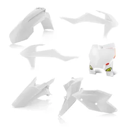 Kit plastique 5 elements KTM SX/SXF 16 - Blanc Kit plastique 5 elements KTM SX/SXF 16 - Blanc
