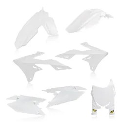 Kit plastique 5 elements SUZUKI RMZ 450 18 - Blanc Kit plastique 5 elements SUZUKI RMZ 450 18 - Blanc