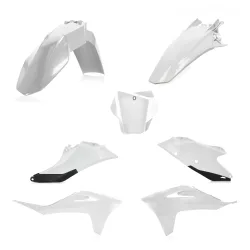 KIT PLASTIQUE CYCRA 5 ELEMENTS GAS GAS MC 21 BLANC KIT PLASTIQUE CYCRA 5 ELEMENTS GAS GAS MC 21 BLANC