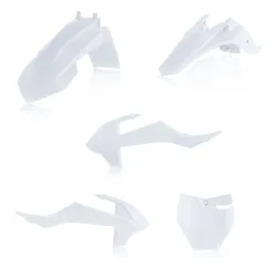 KIT PLASTIQUE CYCRA 5 ELEMENTS GAS GAS MC 65 21 BLANC KIT PLASTIQUE CYCRA 5 ELEMENTS GAS GAS MC 65 21 BLANC