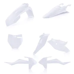 KIT PLASTIQUE CYCRA 5 ELEMENTS GAS GAS MC 85 21 BLANC KIT PLASTIQUE CYCRA 5 ELEMENTS GAS GAS MC 85 21 BLANC