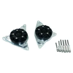 Kit Protection de Carters CNC Anodisés Noir CBR 1000 RR 2008-2014 Gauche et Droit Kit Protection de Carters CNC Anodisés Noir CBR 1000 RR 2008-2014 Gauche et Droit