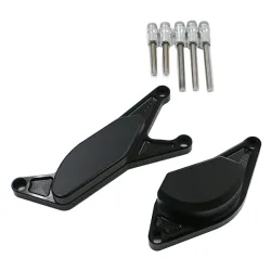 Kit Protection de Carters CNC Anodisés Noir GSX-S 1000 2015-2016 Gauche et Droit Kit Protection de Carters CNC Anodisés Noir GSX-S 1000 2015-2016 Gauche et Droit