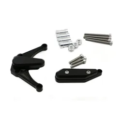 Kit Protection de Carters CNC Anodisés Noir R1 2009-2014 Gauche et Droit -Tampon Teflon Kit Protection de Carters CNC Anodisés Noir R1 2009-2014 Gauche et Droit -Tampon Teflon