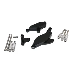 Kit Protection de Carters CNC Anodisés Noir ZX-10R 2008-2010 Gauche et Droit