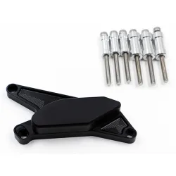 Kit Protection de Carters Gauche CNC Anodisés Noir Hayabusa Kit Protection de Carters Gauche CNC Anodisés Noir Hayabusa