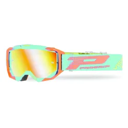 Masque Cross Progrip Vista 3303 Vert Orange écran Irridium