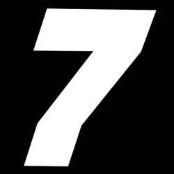 Numero 7 blanc Numero 7 blanc