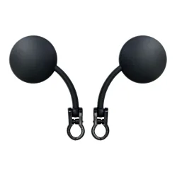 Paire de Rétroviseurs Universels - Fixation sur Guidon Ø22.2mm - Noir Paire de Rétroviseurs Universels - Fixation sur Guidon Ø22.2mm - Noir
