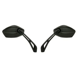 Paire de Rétroviseurs Universels - M10+M8 - Noir Paire de Rétroviseurs Universels - M10+M8 - Noir