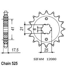 Pignon Cb 500 Clubman 89-90