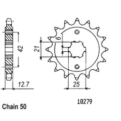 Pignon Cb 550 F 78-80