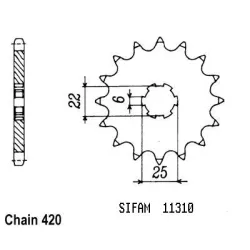 Pignon Mtx 50 83-85 Pignon Mtx 50 83-85