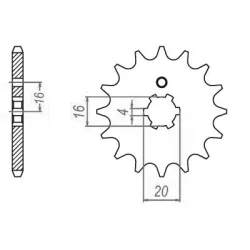 Pignon TT Esjot Lightweight Pignon TT Esjot Lightweight