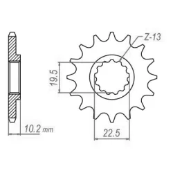 Pignon TT Esjot Lightweight Pignon TT Esjot Lightweight