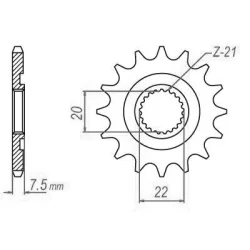 Pignon TT Esjot Lightweight Pignon TT Esjot Lightweight