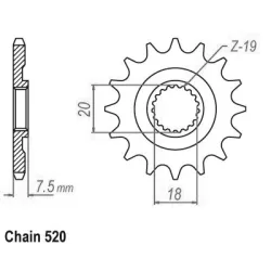 Pignon TT Esjot Lightweight