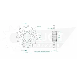 Pignon Ultralight 15 Dents Pignon Ultralight 15 Dents