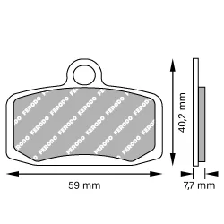 Plaquette de frein Métal Fritté Sinter Grip Off Road Plaquette de frein Métal Fritté Sinter Grip Off Road