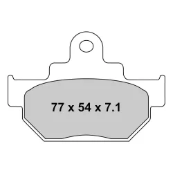 Plaquette de frein Semi-Métal Platinum + Route/Off Road Plaquette de frein Semi-Métal Platinum + Route/Off Road