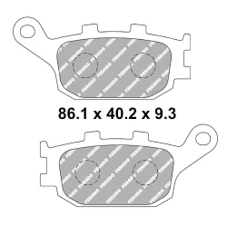 Plaquette de frein Semi-Métal Platinum + Route/Off Road Plaquette de frein Semi-Métal Platinum + Route/Off Road