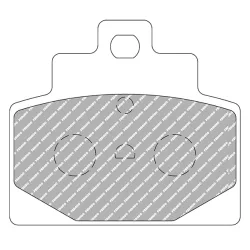 PLAQUETTE FERODO ORGANIQUE ARGENTO SCOOTER PLAQUETTE FERODO ORGANIQUE ARGENTO SCOOTER