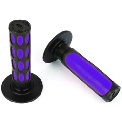 Poignées Bicolore Violet/Noir Poignées Bicolore Violet/Noir