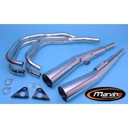 Pot 4/2 CB 750 KZ Ligne Complète Master Silencieux Chromée Pot 4/2 CB 750 KZ Ligne Complète Master Silencieux Chromée