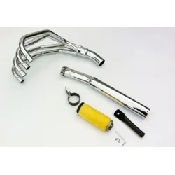 Pot 4en1 CB 500 FOUR Ligne Complète Racing Silencieux Chromé Pot 4en1 CB 500 FOUR Ligne Complète Racing Silencieux Chromé