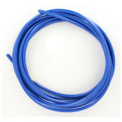 Rouleau de Durite Tressée Inox 5 Mètres Gaine Bleu Rouleau de Durite Tressée Inox 5 Mètres Gaine Bleu