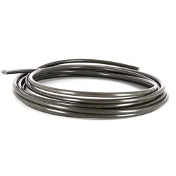 Rouleau de Durite Tressée Inox 5 Mètres Gaine Look Carbone Rouleau de Durite Tressée Inox 5 Mètres Gaine Look Carbone