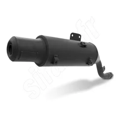 Silencieux EDR XT 400 Chromé Silencieux EDR XT 400 Chromé