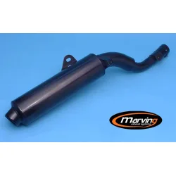 Silencieux EDR XT 600/TENERE 1984/1988 Noir