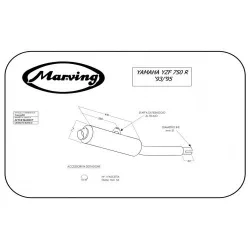 Silencieux Rond YZF 750 R 1993/1995 Ø114 Chromé Silencieux Rond YZF 750 R 1993/1995 Ø114 Chromé