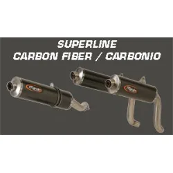 Silencieux Superline SV 650 2003/2005 Big Oval Carbone
