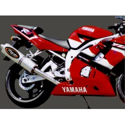 Silencieux Superline YZF R1 1998/1999 Big Oval Titane Silencieux Superline YZF R1 1998/1999 Big Oval Titane