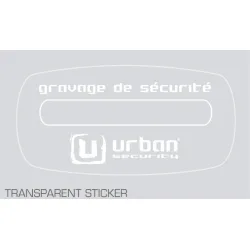 Sticker pour véhicule gravé Sticker pour véhicule gravé
